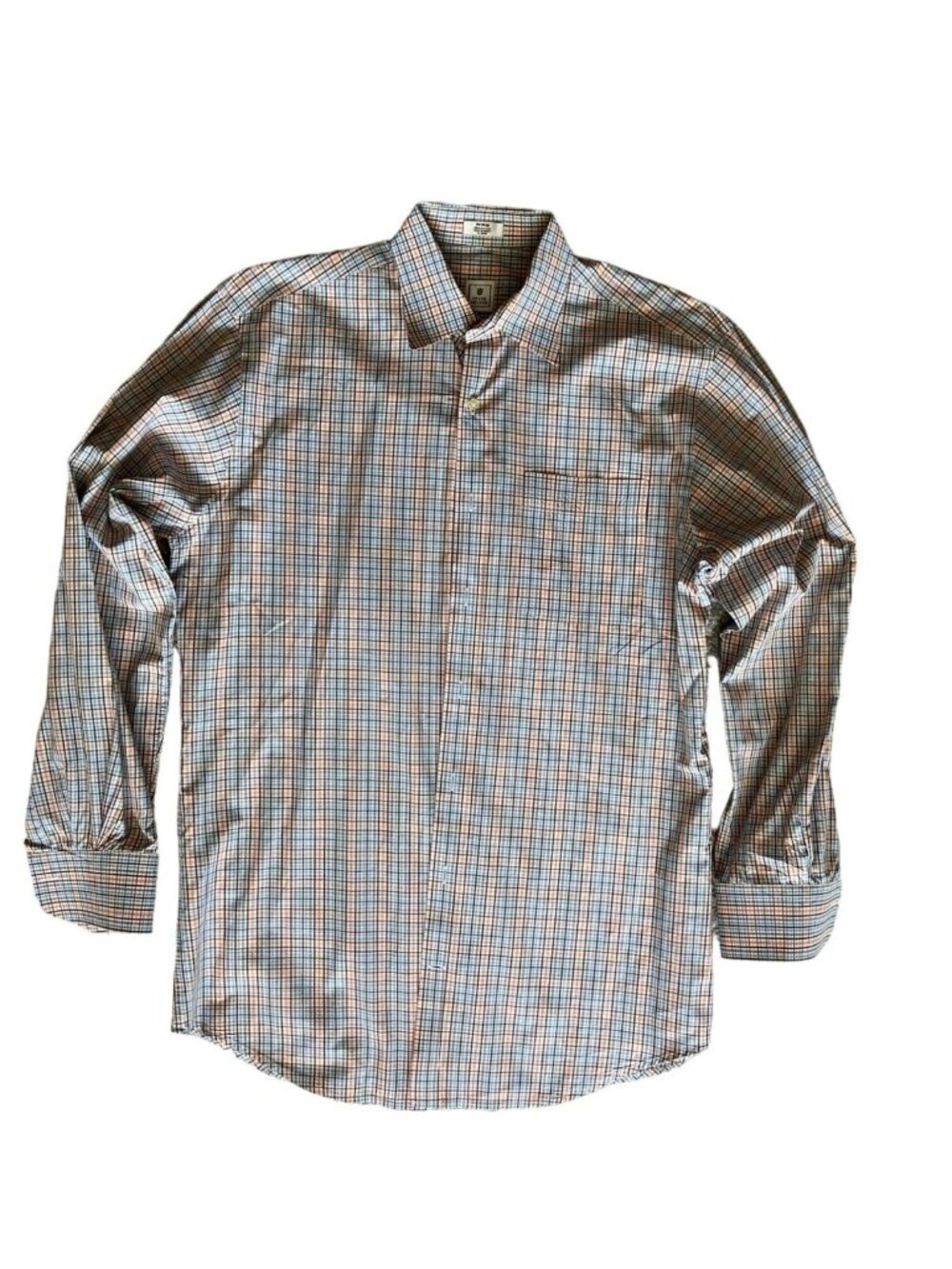 Peter Millar Men's Medium Plaid Button-Down Long Sleeve Shirt